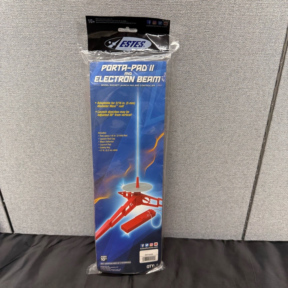Porta Pad Il and Electron Beam Model Rocket Launch Pad